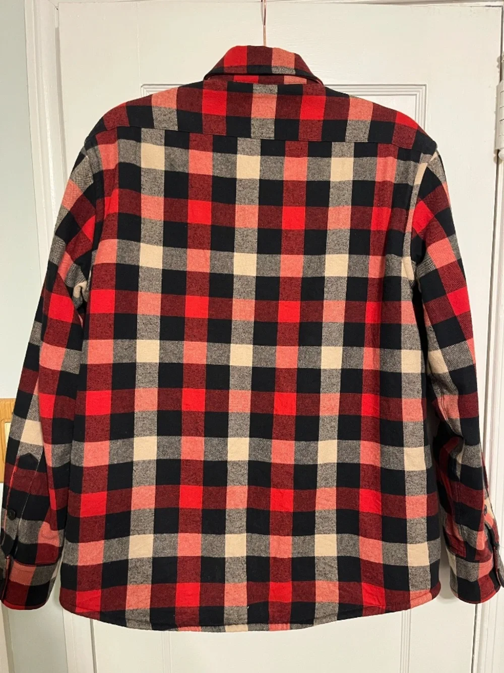 J.Crew Authentic Outerwear Men’s PrimaLoft Sherpa-Lined Flannel Shirt Jacket (Sh